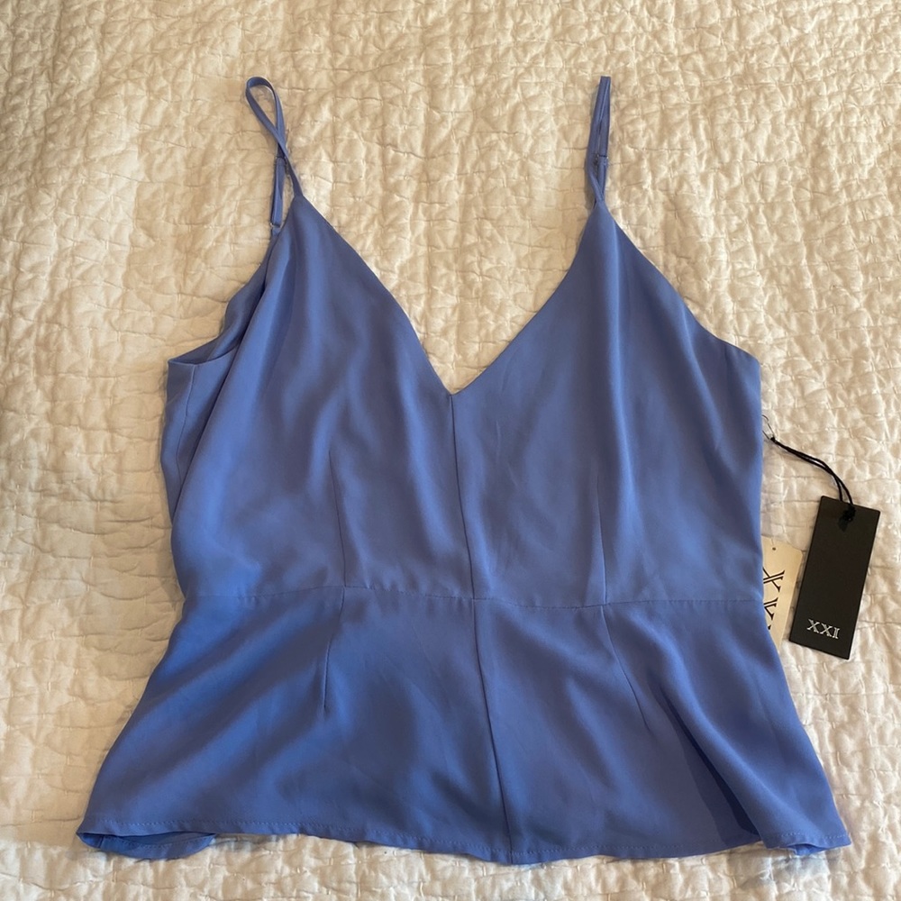 Periwinkle Chiffon Top